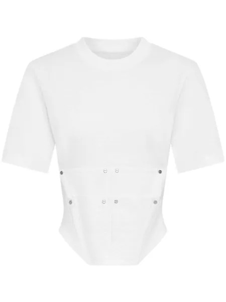 Футболка из органического хлопка Dion Lee, белый