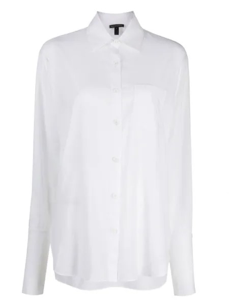 Kiki de Montparnasse Girlfriend long-sleeved shirt, белый