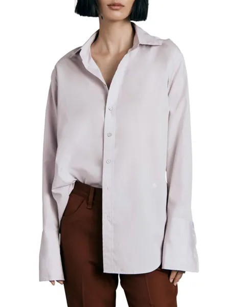 Рубашка Diana из хлопкового поплина Rag & Bone, цвет Color