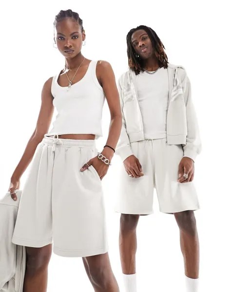 Джинсовые шорты унисекс из джерси Weekday эксклюзивно для ASOS
