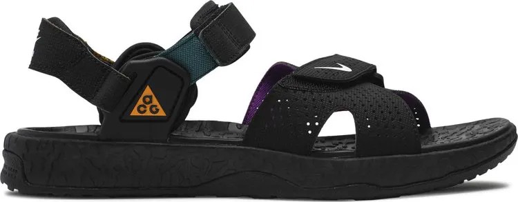 Сандалии Nike ACG Air Deschutz 'Black Vivid Purple', черный