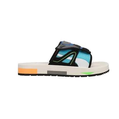 Мужские синие, белые повседневные сандалии Puma Mirage Mox Slide 375630-01