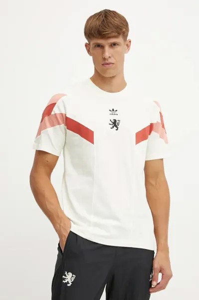 Футболка Олимпик Лион adidas Originals, бежевый