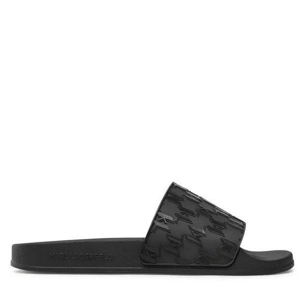 Шлепанцы KARL LAGERFELD KL70003 Black Rubber, черный
