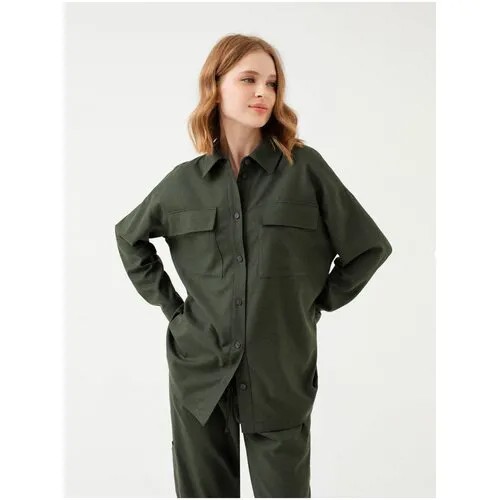 Пиджак Pompa, размер 50, зеленый