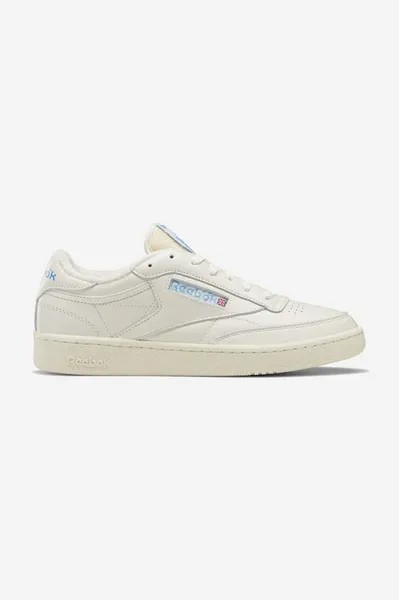 Кроссовки Club C 85 Vintage кожаные Reebok Classic, бежевый