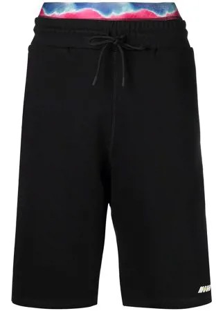 MSGM шорты с контрастным поясом