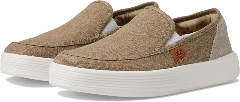 Кроссовки Hey Dude Sunapee Craft Linen, цвет Olive