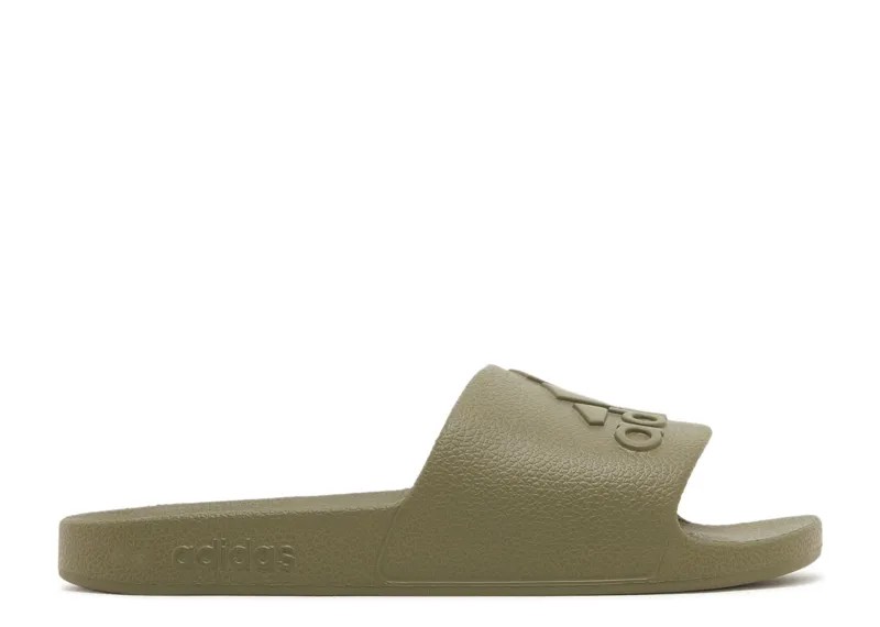 Кроссовки adidas Adilette Aqua Slides 'Olive Strata', зеленый