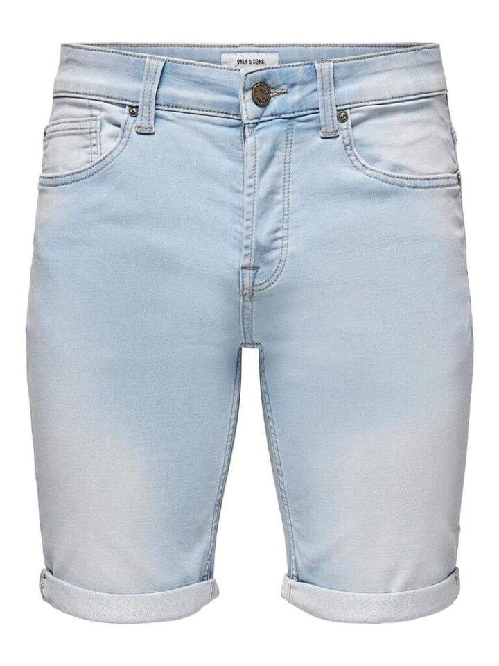 Тканевые шорты ONLY, цвет blue denim