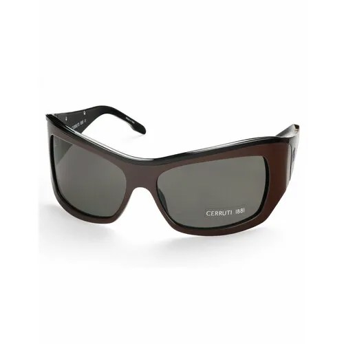 Солнцезащитные очки Cerruti 1881, коричневый, черный