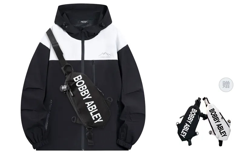 Куртка унисекс для активного отдыха BOBBY ABLEY, Абрикос (сумка через плечо)