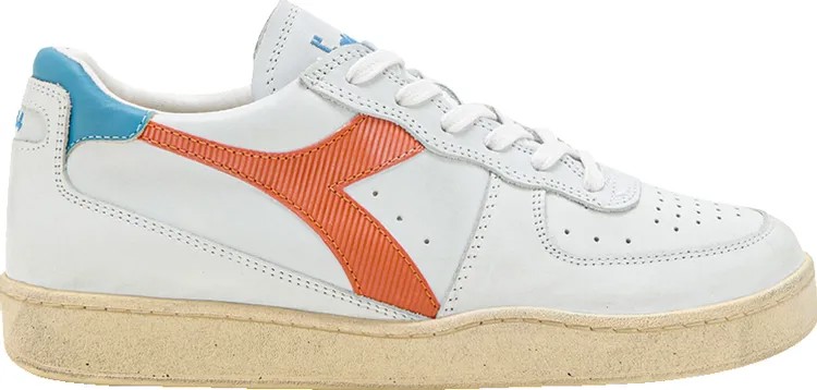 Кроссовки Mi Basket Low Used White Orange Peel, белый