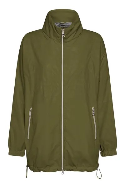 Легкая куртка Diantha с карманами на молнии Geox, зеленый