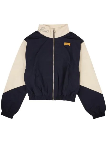 Спортивная куртка с вышитым логотипом RHUDE, синий