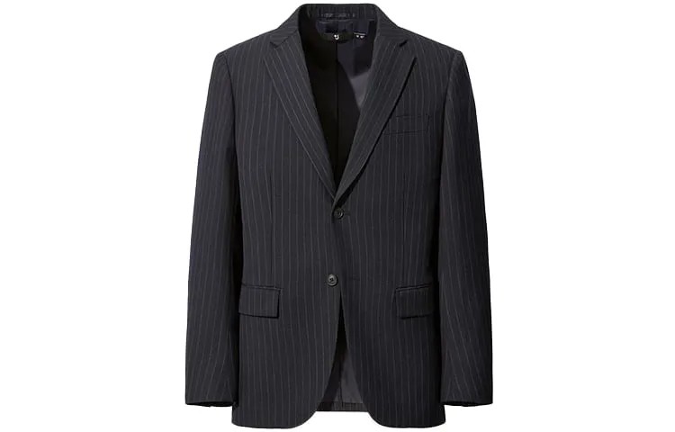 FW20 Jil Sander Collaboration Series деловой костюм мужской темно-синий Uniqlo, темно-синий