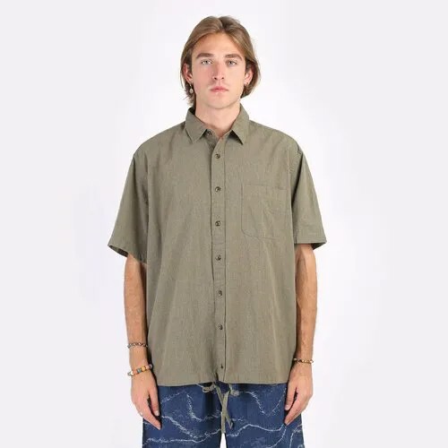 Рубашка FrizmWORKS, Checked String Half Shirt, размер XL, зеленый