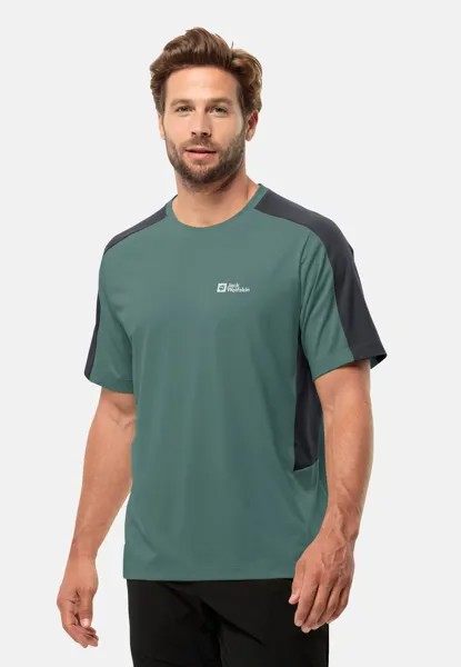Спортивная футболка NARROWS Jack Wolfskin, цвет jade green