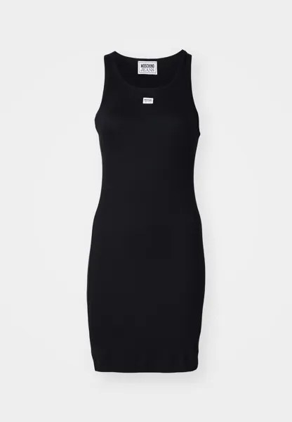 Вязаное платье MOSCHINO, черный
