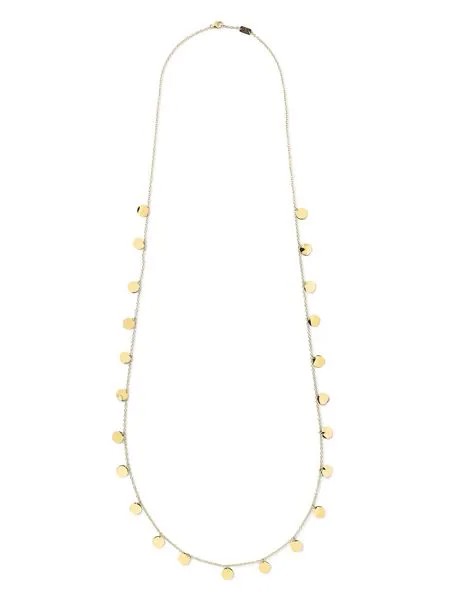 IPPOLITA колье Paillette из желтого золота