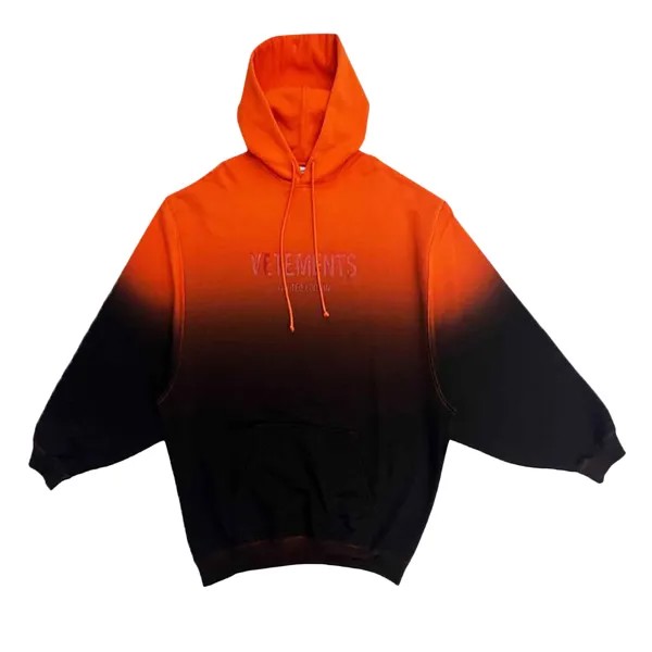 Худи Vetements Gradient Logo Limited Edition, оранжевый