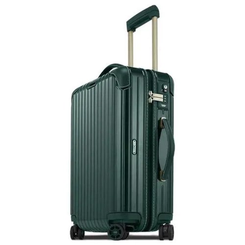 Чемодан RIMOWA, поликарбонат, рифленая поверхность, зеленый