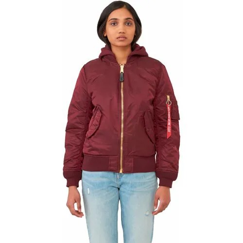 Бомбер женский Alpha Industries MA-1 Natus w Maroon - XS (40)