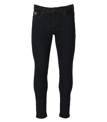 Черные джинсы скинни Versace Jeans Couture для мужчин