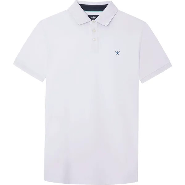 Поло с коротким рукавом Hackett Swim Trim, белый