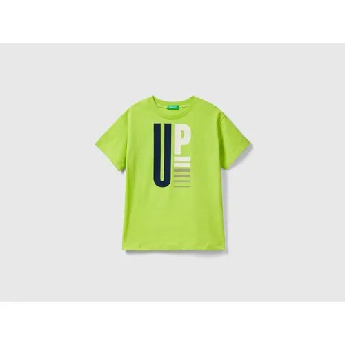 Футболка UNITED COLORS OF BENETTON, размер L, зеленый