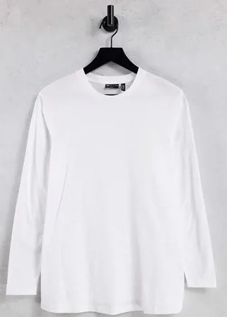 Белый лонгслив из органического хлопка ASOS DESIGN Maternity Ultimate
