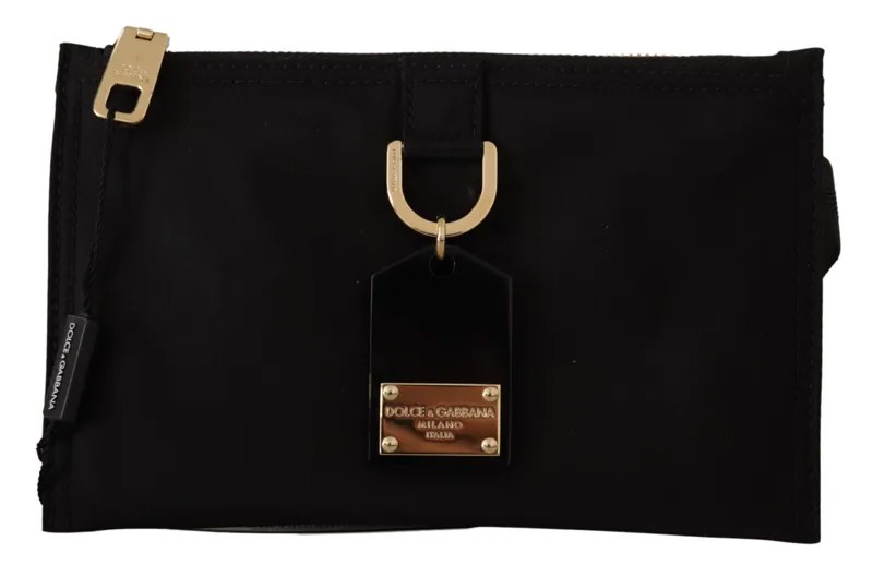 DOLCE - GABBANA Кошелек-клатч, черная поясная поясная сумка, мужская нейлоновая кожа