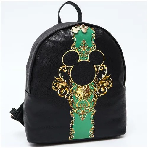 Рюкзак  колье Disney, зеленый, черный