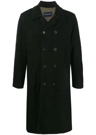 Giorgio Armani Pre-Owned двубортный тренч 1990-х годов