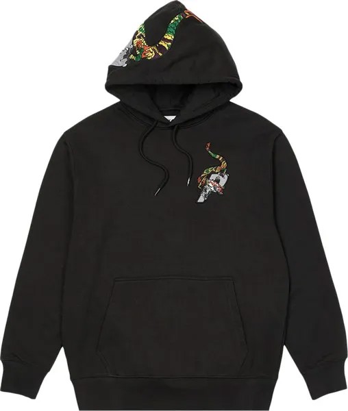 Толстовка Palace Dragon P-3 Hood 'Black', черный