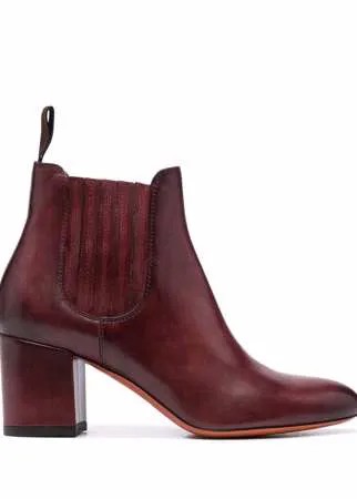 Santoni ботильоны без застежки