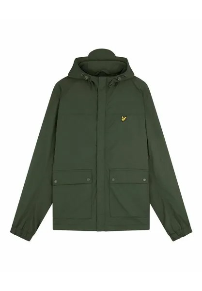 Легкая куртка КУРТКА С КАПЮШОНОМ Lyle & Scott, оливковый