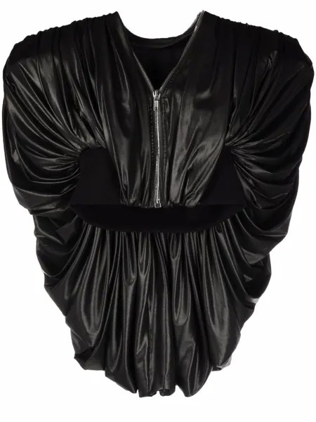 Rick Owens структурированная куртка со сборками