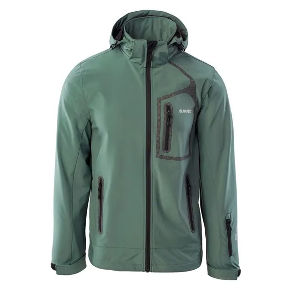 Спортивная куртка HI-TEC Nils softshell, зеленый