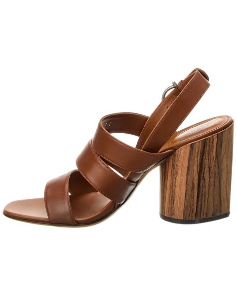 Кожаные сандалии Ferragamo Trezze Salvatore Ferragamo, коричневый