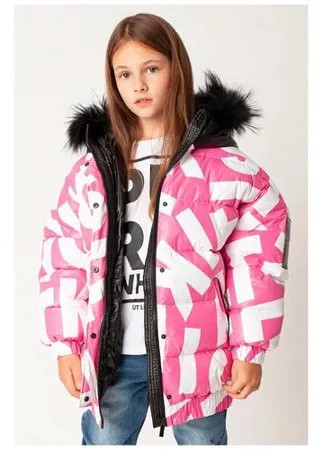 Розовая куртка зимняя Gulliver, размер 170*84*69, модель 22009GJC4102