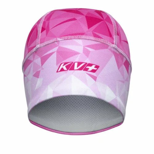 Шапка KV+, размер OneSize, белый/розовый