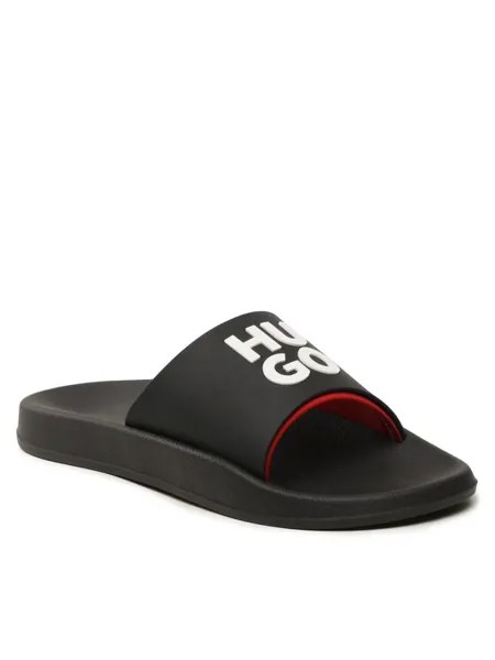 Шлепанцы мужские HUGO BOSS 50492920 черные 41 EU