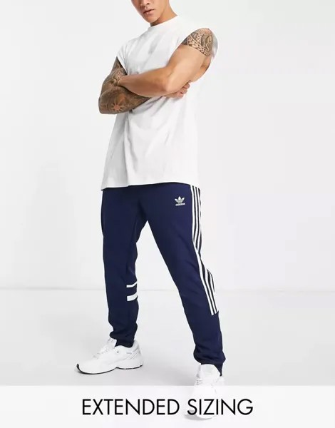 Синие джоггеры узкого кроя adidas Originals adicolor Classics