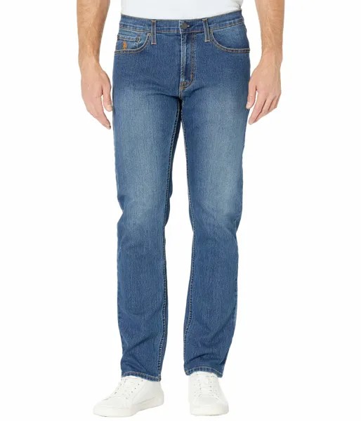 Джинсы U.S. POLO ASSN., Stretch Slim Straight Five-Pocket Denim Jeans