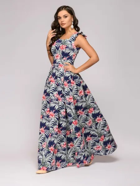 Сарафан женский 1001dress DM01225 синий 40 RU