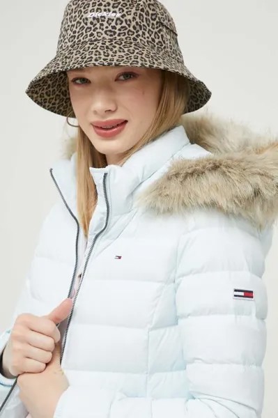 Пуховая куртка Tommy Jeans, темно-синий
