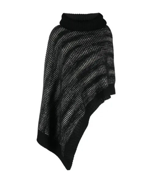 Шерстяное пончо Missoni, черный
