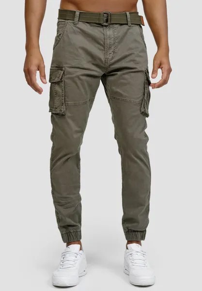 Брюки карго KERR INDICODE JEANS, цвет army