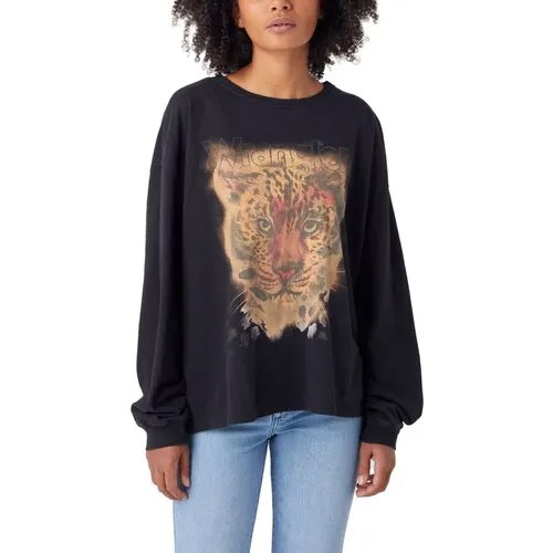 Лонгслив Wrangler Women Girlfriend Tee Faded Black XL для женщин